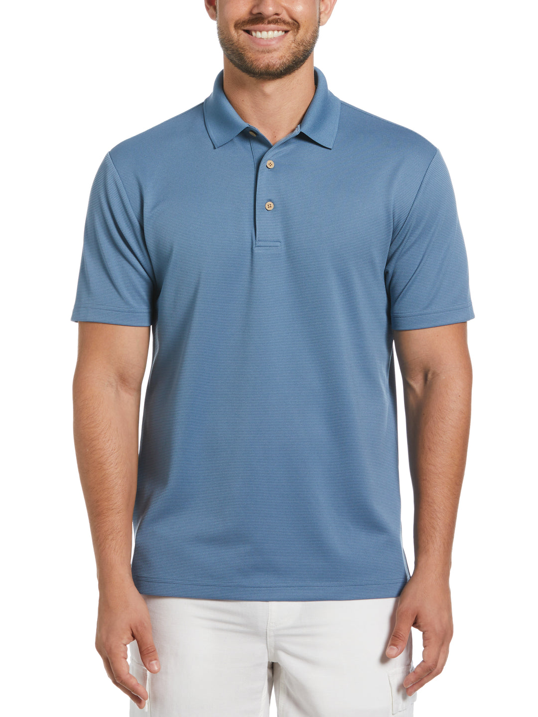 Wicking Ottoman Golf Polo Shirt (Captains Blue) 