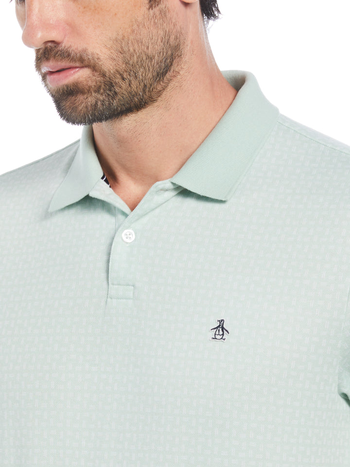 Jacquard Polo (Silt Green) 