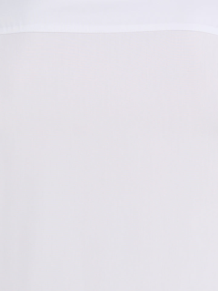 Embroidered Panel Shirt (Brilliant White) 