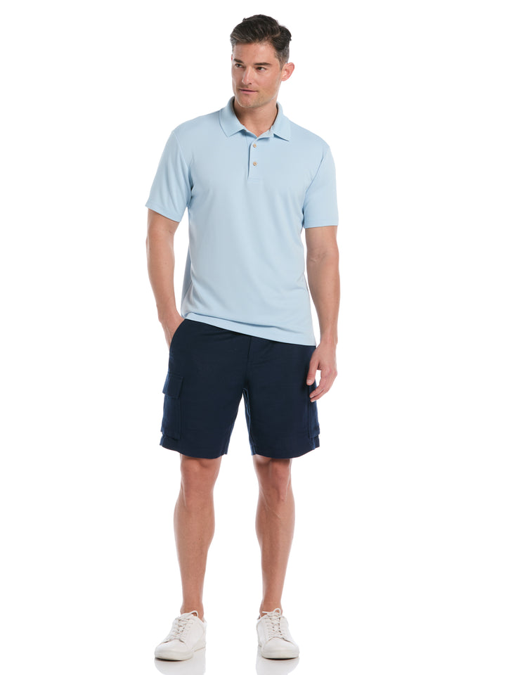 Wicking Ottoman Golf Polo Shirt (Dream Blue) 