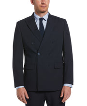 Slim Fit Navy Double Breasted Peak Lapel Suit