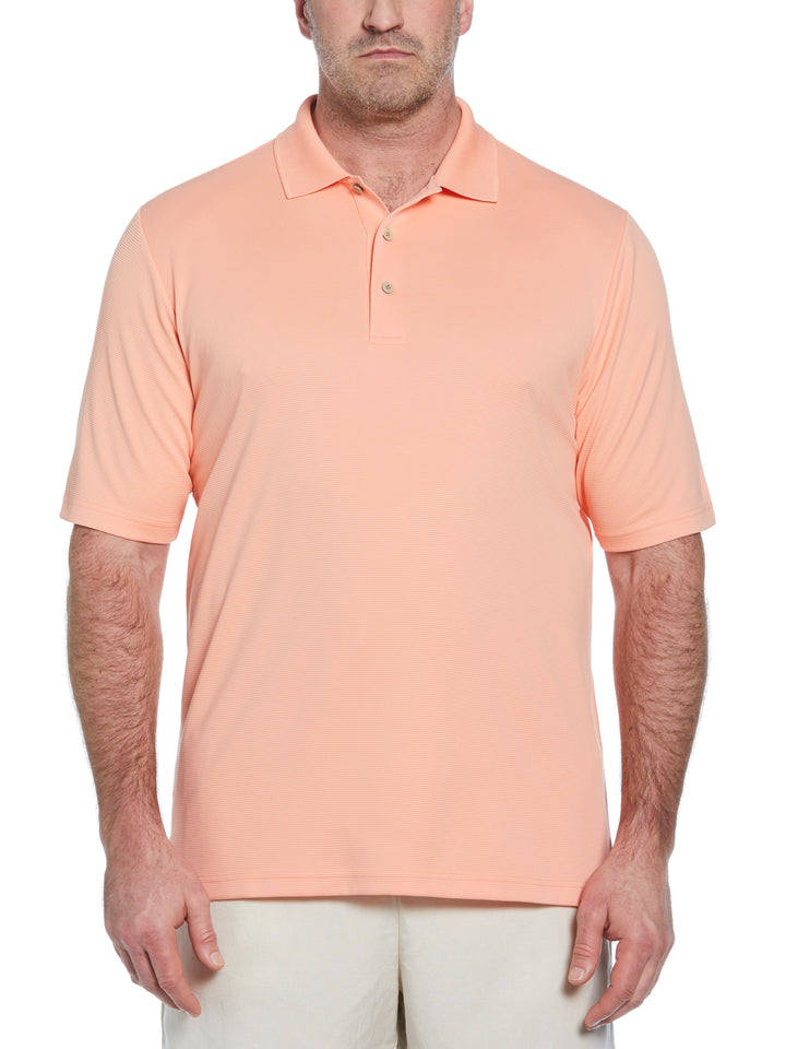 Big & Tall Ottoman Polo Shirt (Peach Pink) 