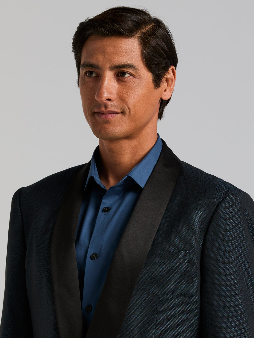 Slim Fit Tuxedo Jacket (Medium Navy) 