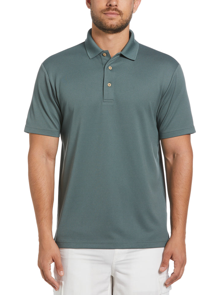 Wicking Ottoman Golf Polo Shirt (Balsam Green) 