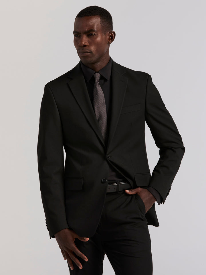 Slim Fit Gabardine Suit Jacket