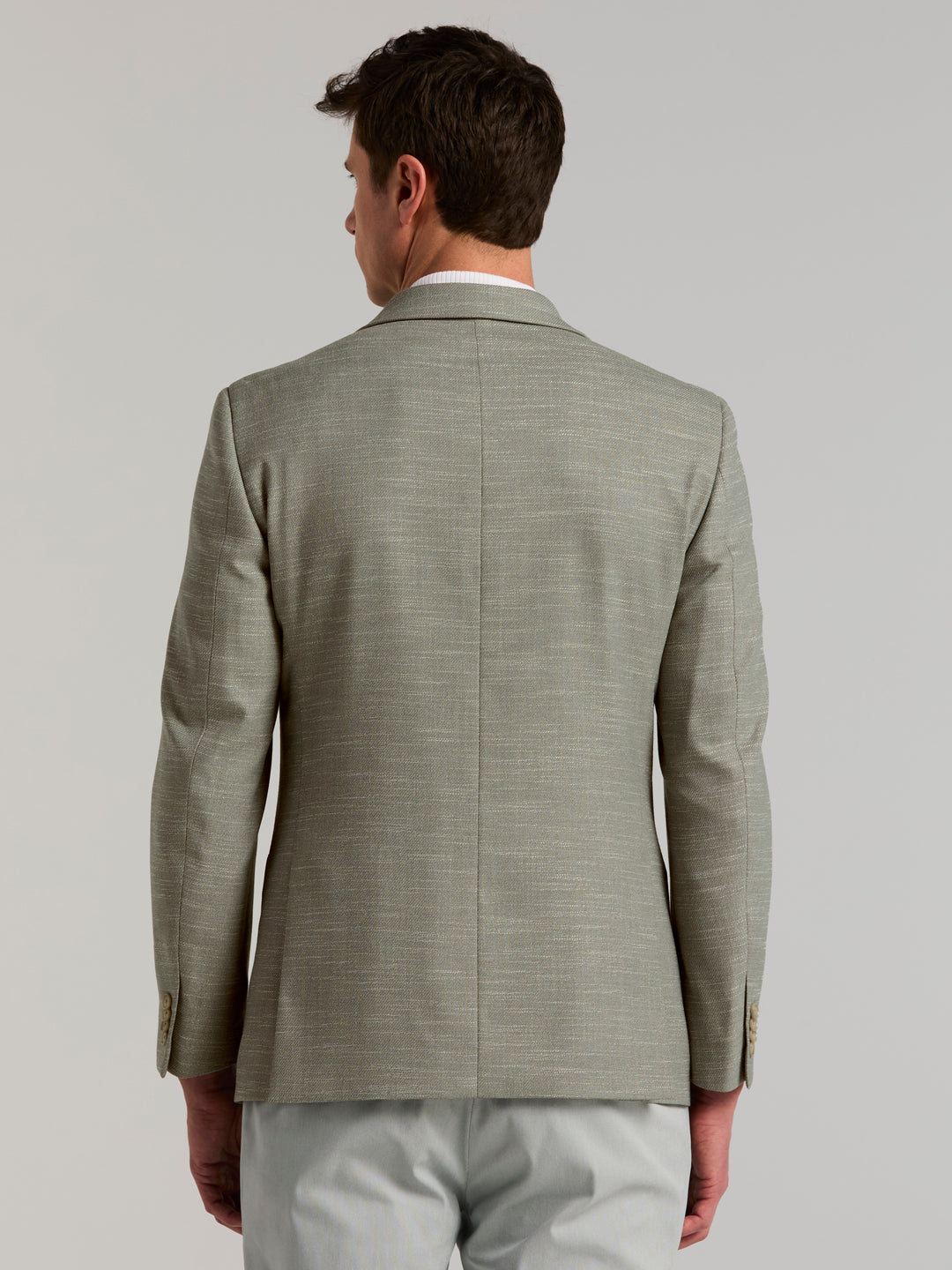 Slim Fit Textured Sport Coat (Light Green) 