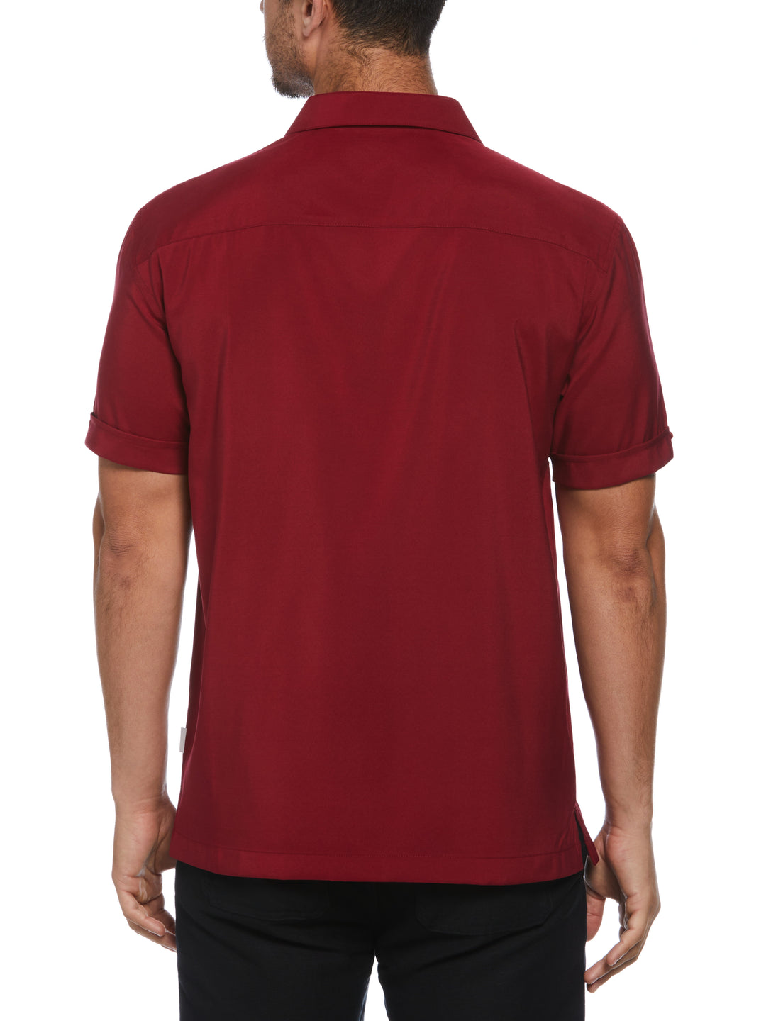 Camp Collar Retro Panel Shirt (Biking Red) 