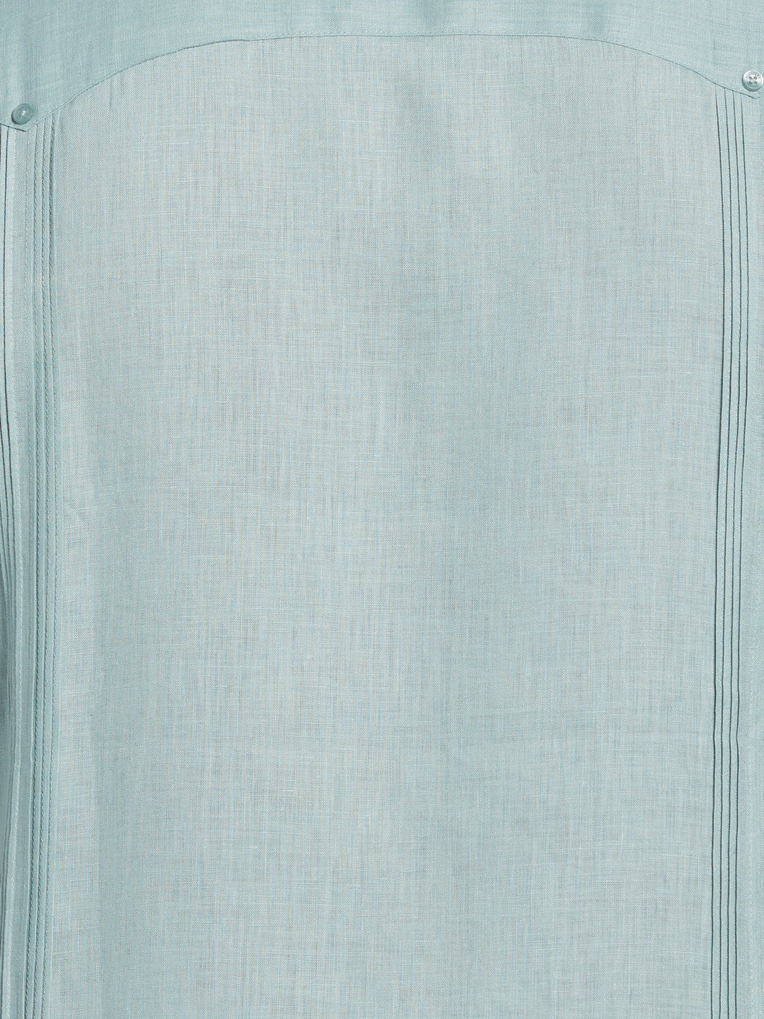 Linen Guayabera Shirt (Blue Surf) 