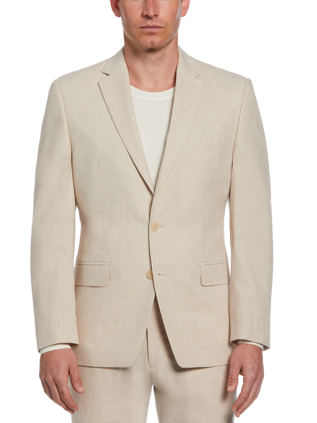 Linen Blend Suit Jacket – Perry Ellis