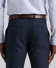 Dobby Louis Slim Fit Suit Pants (Total Eclipse) 