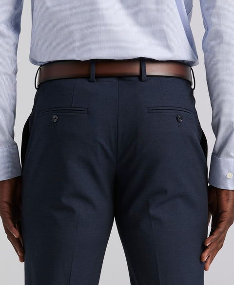 Dobby Louis Slim Fit Suit Pants (Total Eclipse) 