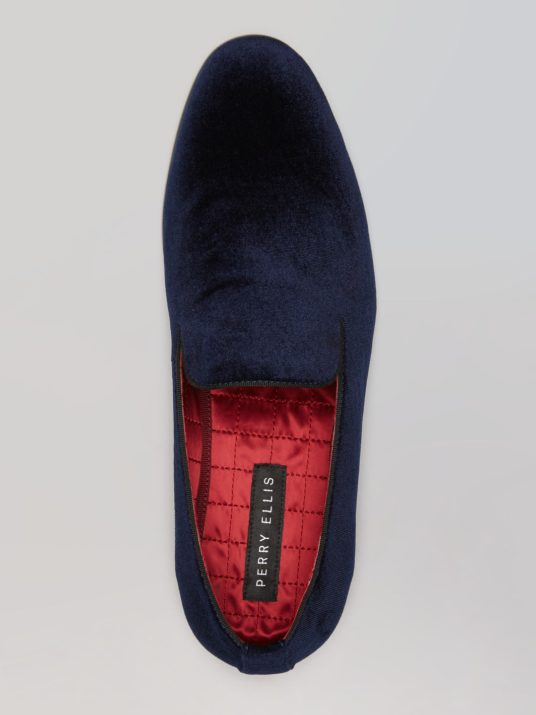 Dark Blue Velvet Loafers (Navy) 