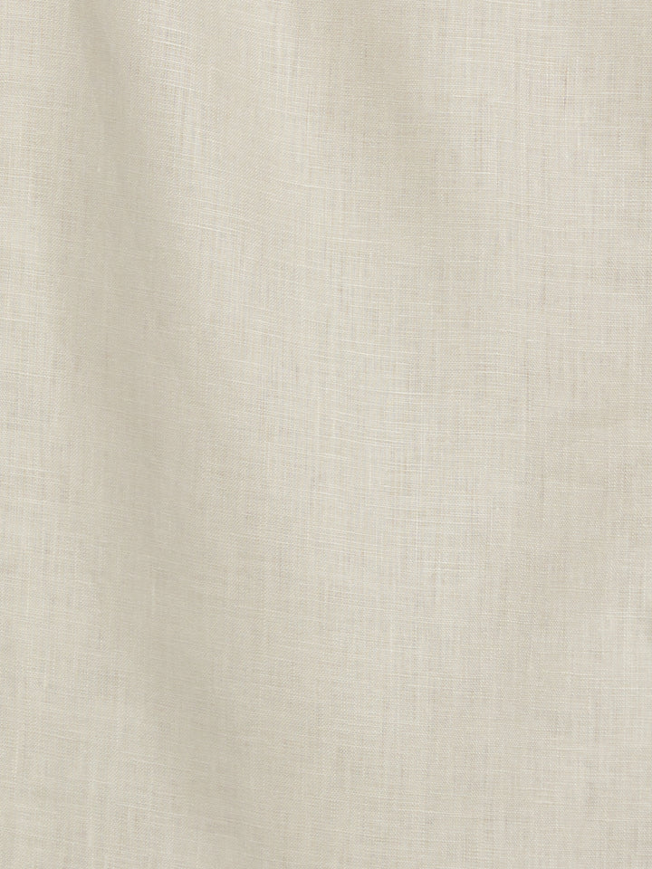 Linen Short Sleeve Guayabera Shirt (Natural Linen) 