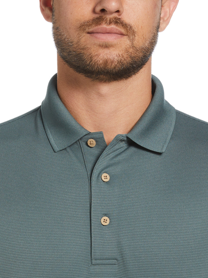 Wicking Ottoman Golf Polo Shirt (Balsam Green) 