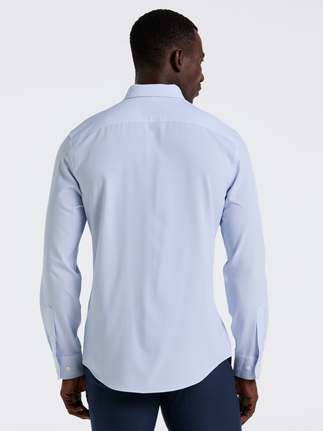 Slim Fit Diamond Geo Print Shirt (Kentucky Blue) 