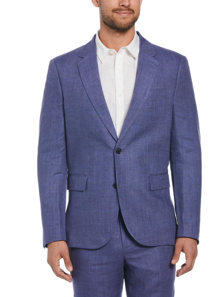 Delave Linen Sport Coat (Navy Peony) 