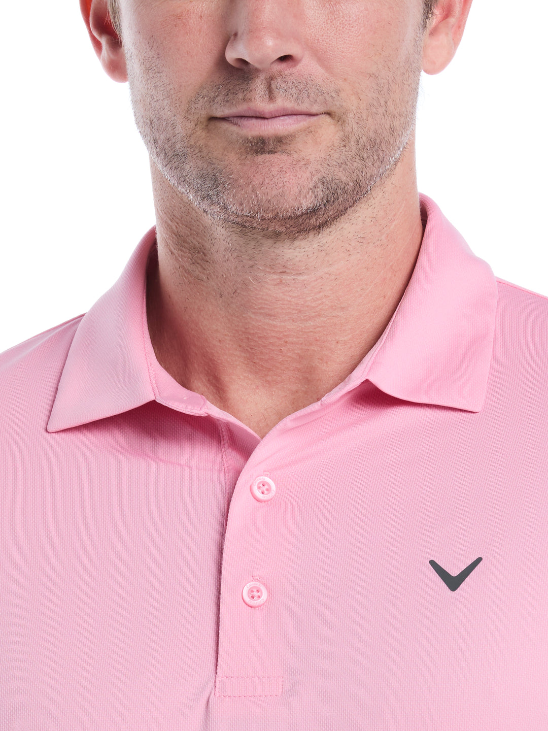 Mens Micro Hex Solid Color (Sea Pink) 