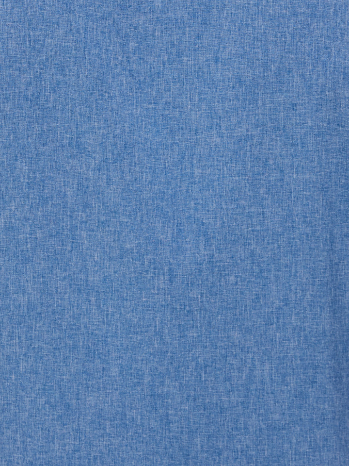 Two-Tone Cross Tuck Chambray Shirt (Blueberry Pancake) 