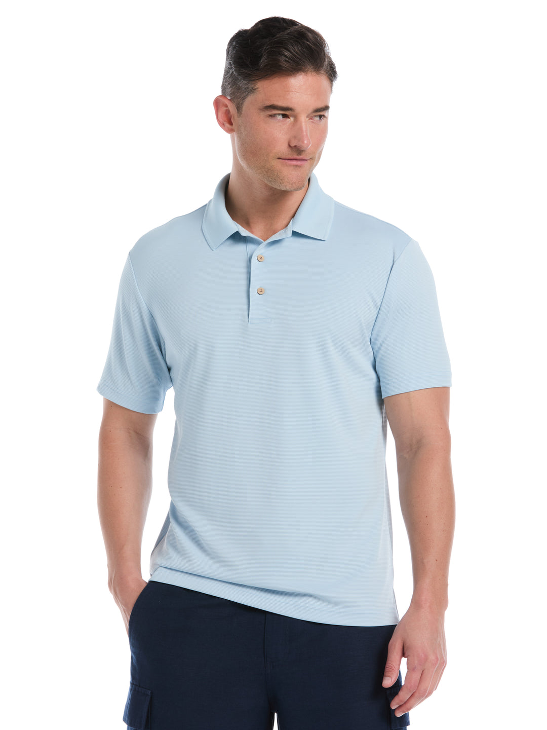 Wicking Ottoman Golf Polo Shirt (Dream Blue) 