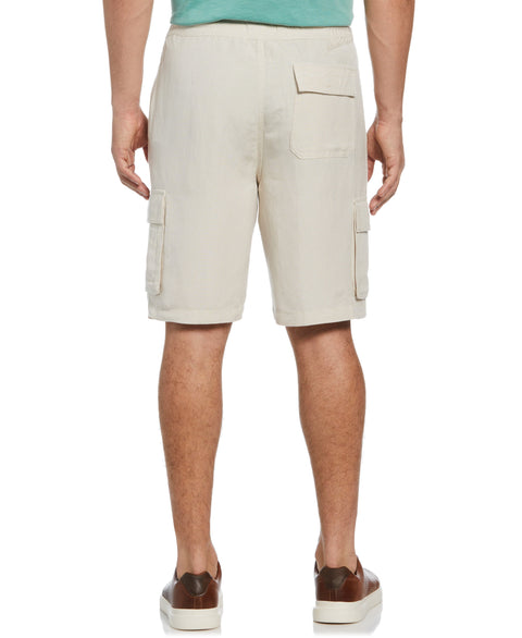 Men's Big & Tall Linen Blend Cargo Short