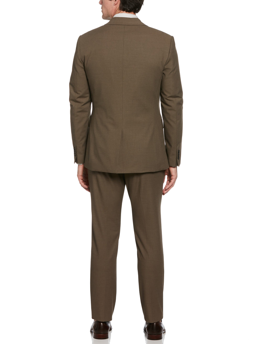 Dobby Louis Slim Fit Suit Jacket (Mushroom Grey) 