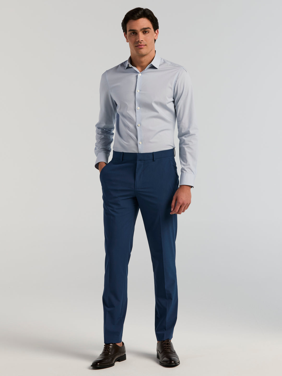 Slim Fit Total Stretch Suit Pants (Sargasso Sea) 
