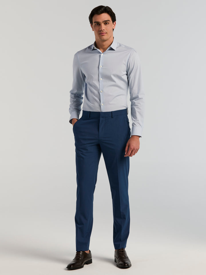 Slim Fit Total Stretch Suit Pants (Sargasso Sea) 