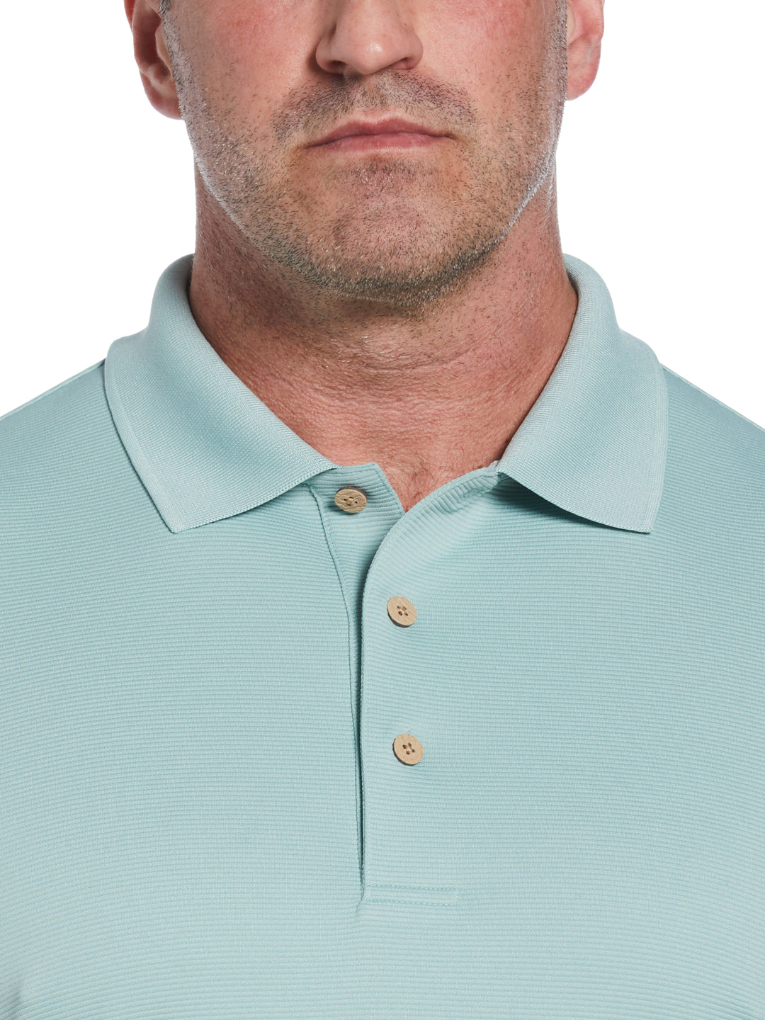 Big & Tall Ottoman Polo Shirt (Blue Surf) 