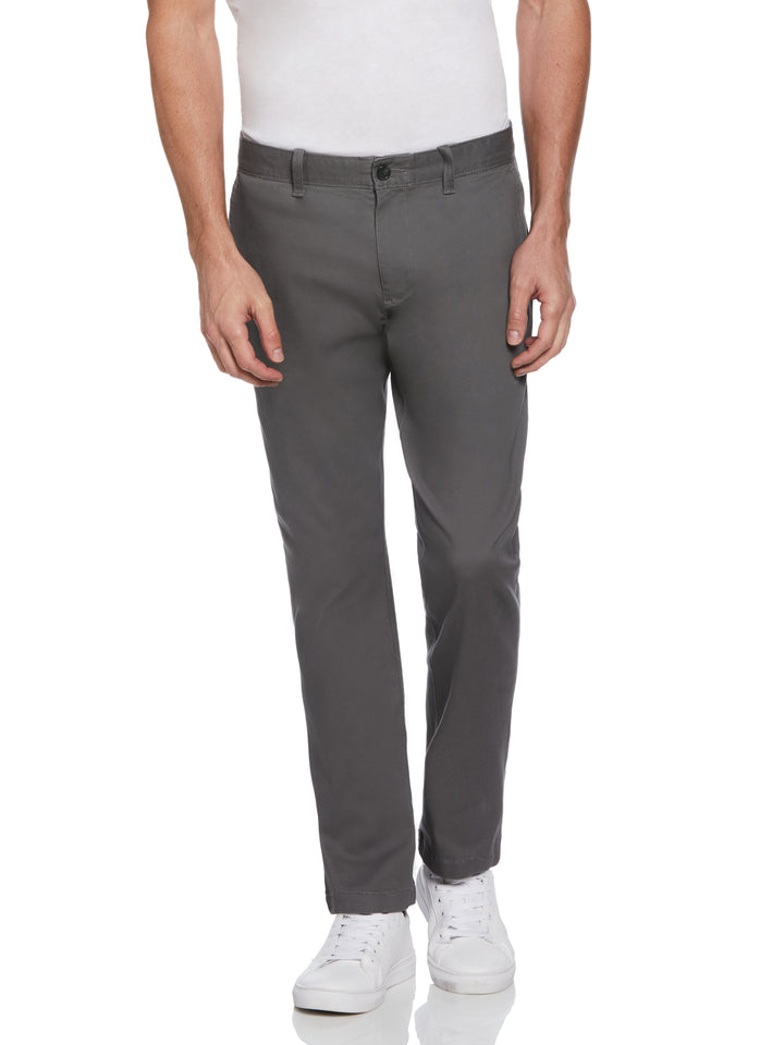 Slim Fit Stretch Chino Flat Front Pant (Castlerock) 