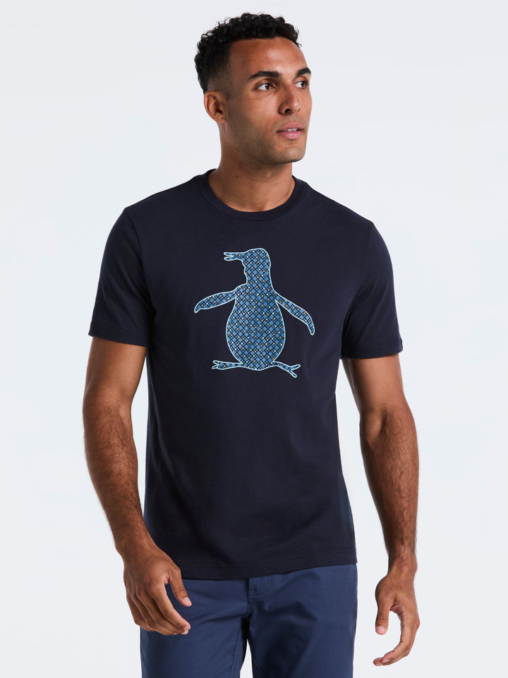 Pete Fill Graphic Micro Geo Tee (Dark Sapphire) 