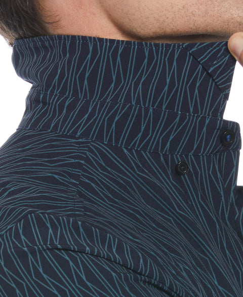 Total Stretch Geo Print Shirt (North Atlantic) 