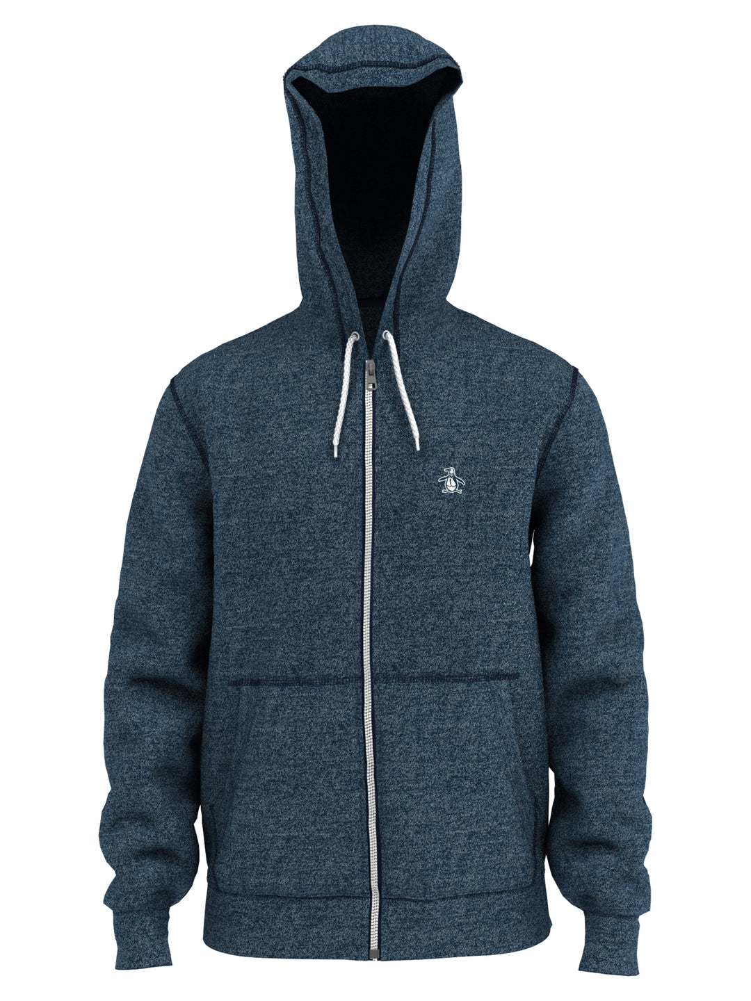 Sticker Pete Fleece Full-Zip Hoodie (Sargasso Sea Heather) 