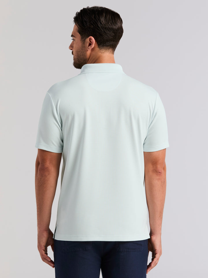 Wicking Ottoman Golf Polo Shirt (Ice Melt) 