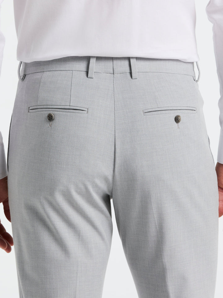 Dobby Louis Slim Fit Suit Pants (Felt Grey) 