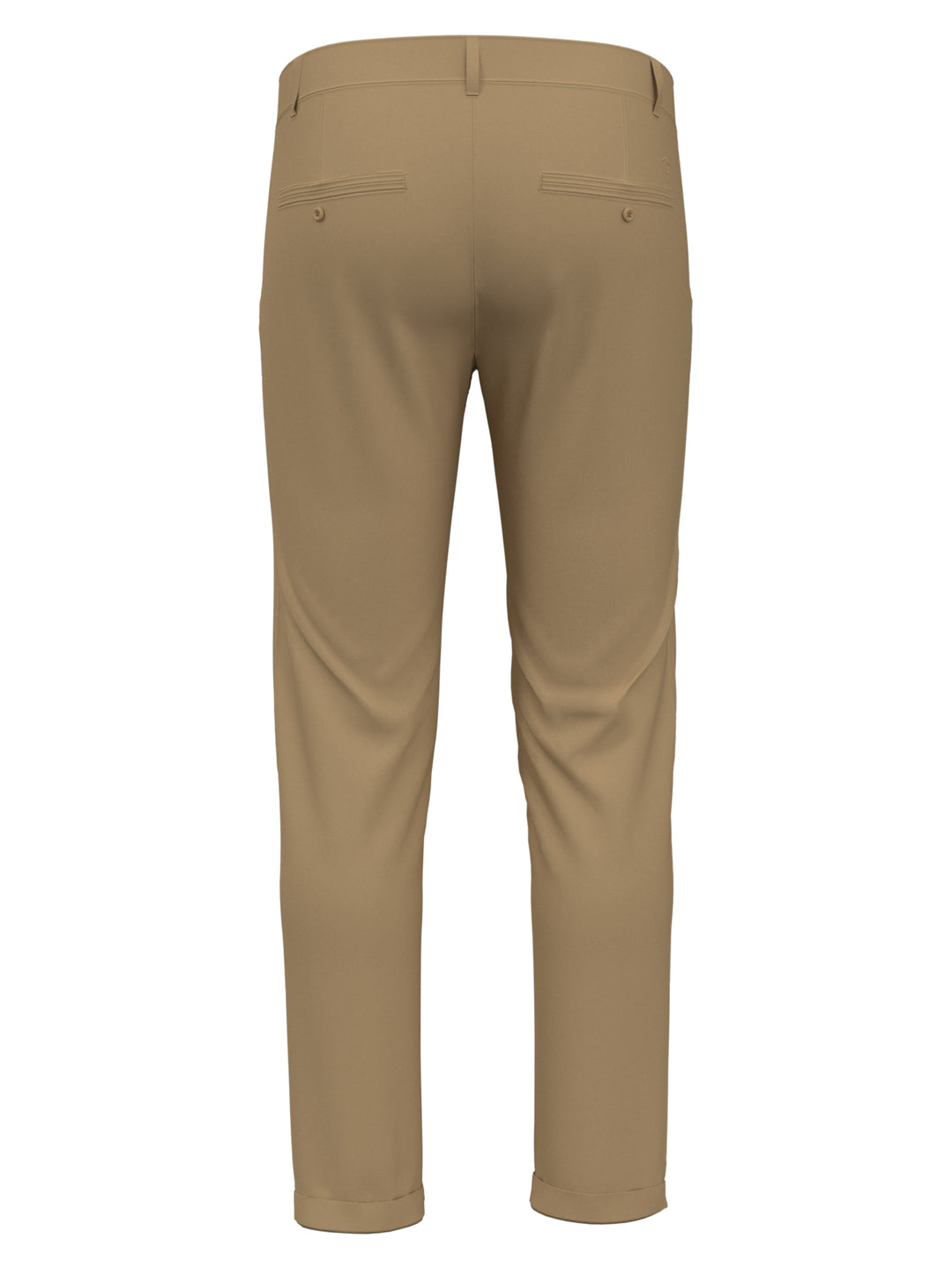 Slim Fit Stretch Chino Flat Front Pant (Travertine) 