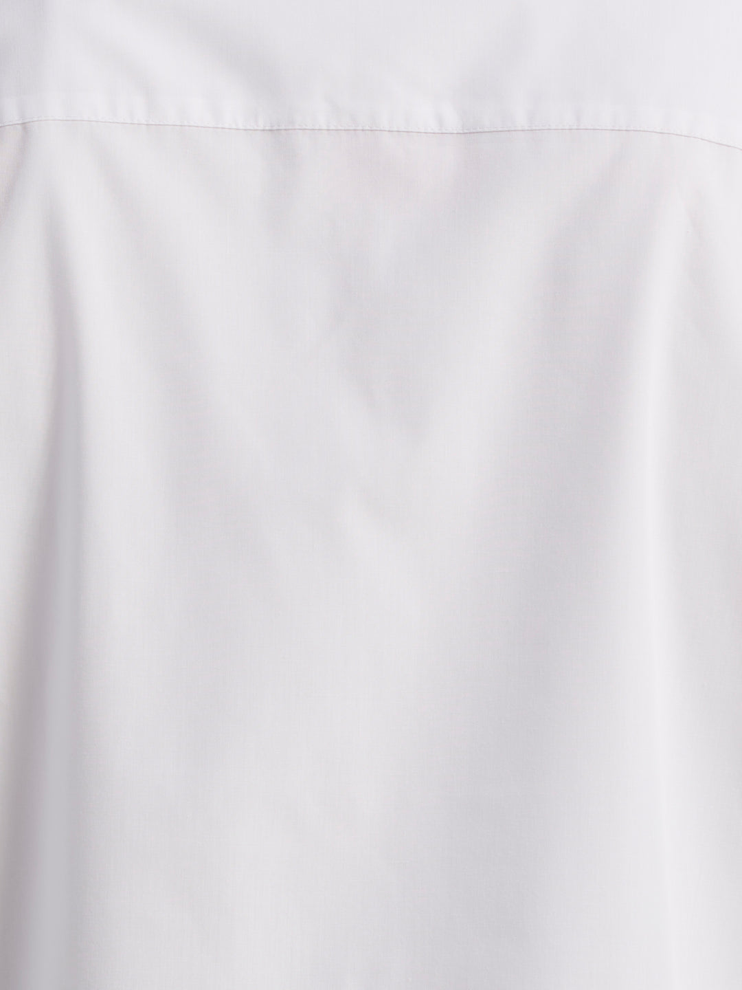 Big & Tall Poplin Guayabera Shirt (Pure White) 