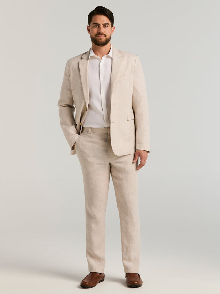 Delave Linen Sport Coat (Natural Linen) 