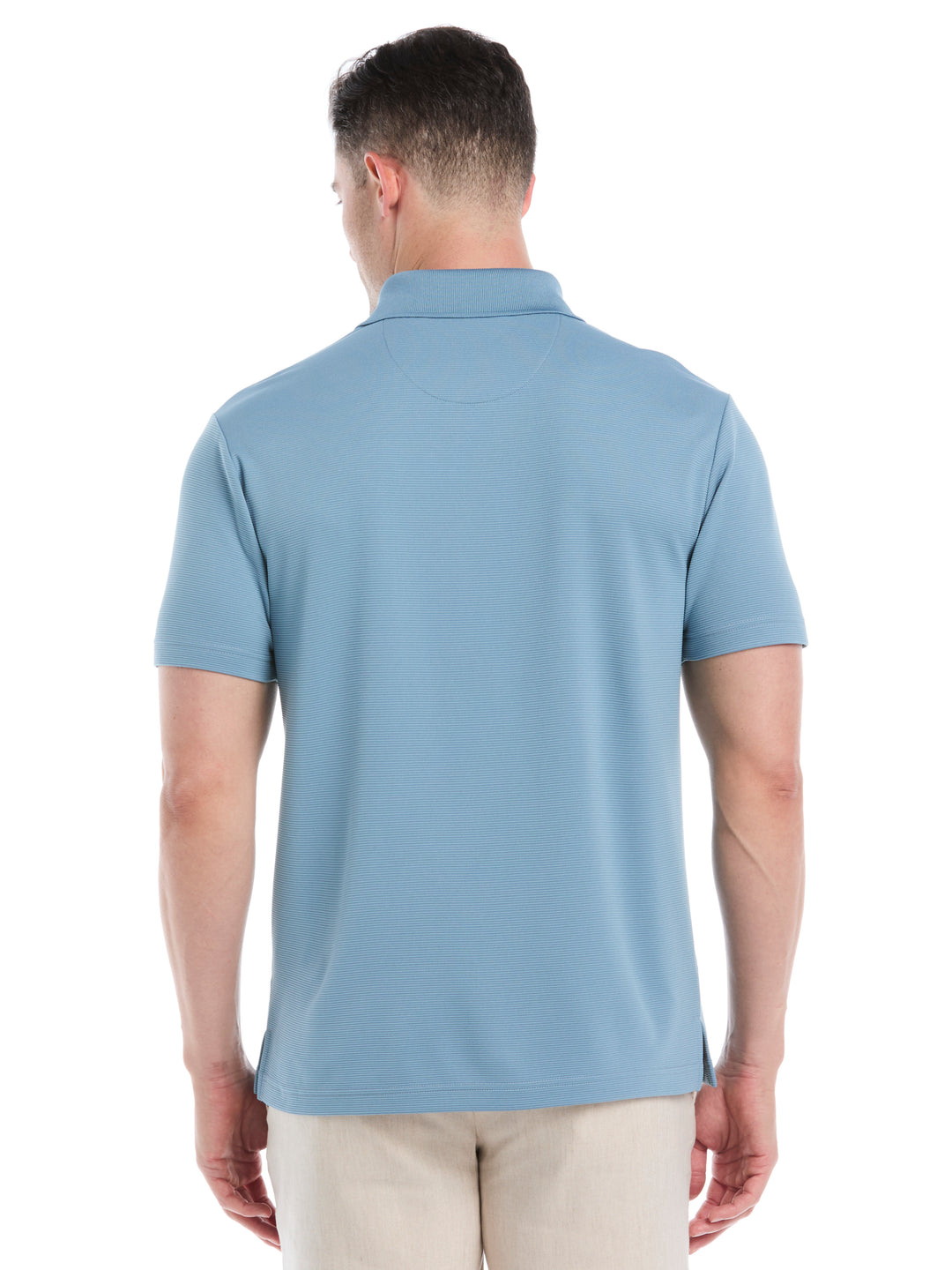Wicking Ottoman Golf Polo Shirt (Windward Blue) 