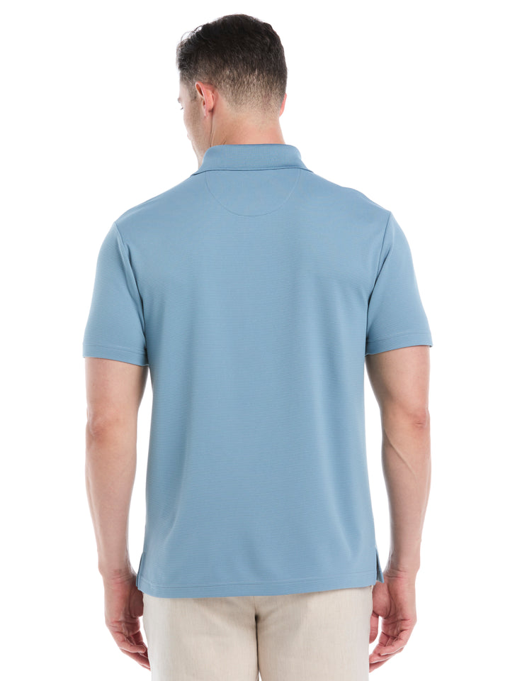 Wicking Ottoman Golf Polo Shirt (Windward Blue) 