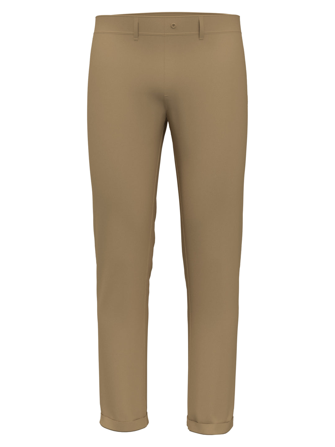 Slim Fit Stretch Chino Flat Front Pant (Travertine) 