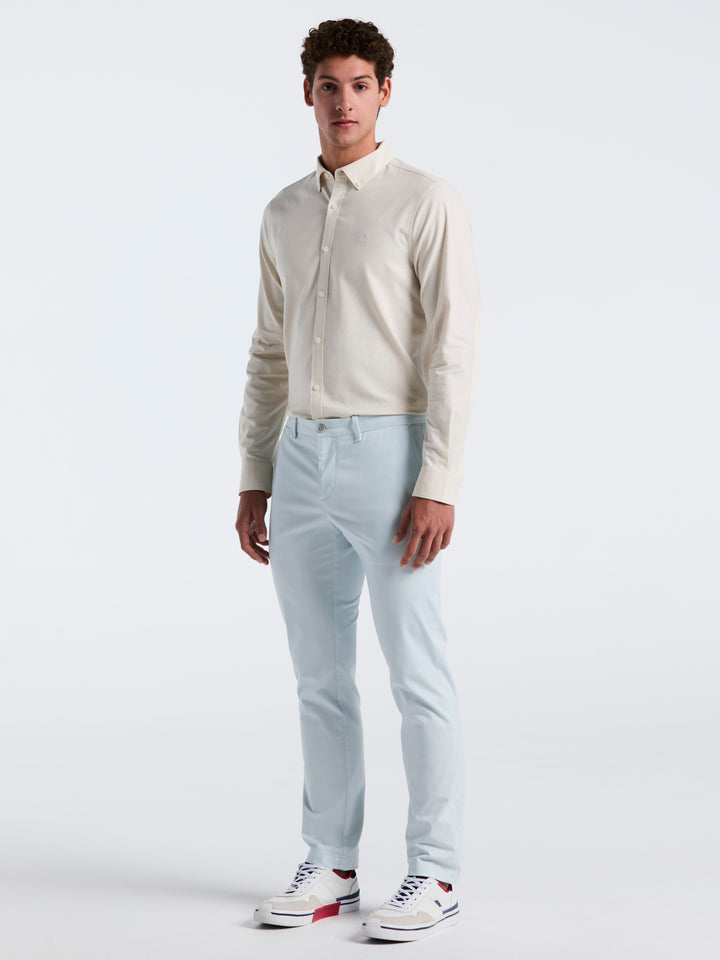 Oxford Long Sleeve Button-Down Shirt (Birch) 