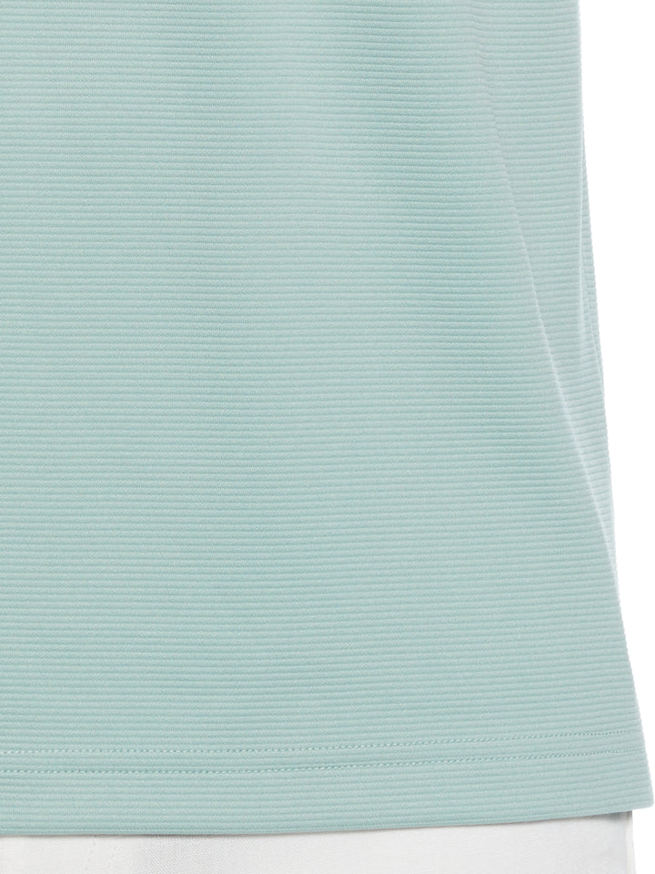 Wicking Ottoman Golf Polo Shirt (Blue Surf) 