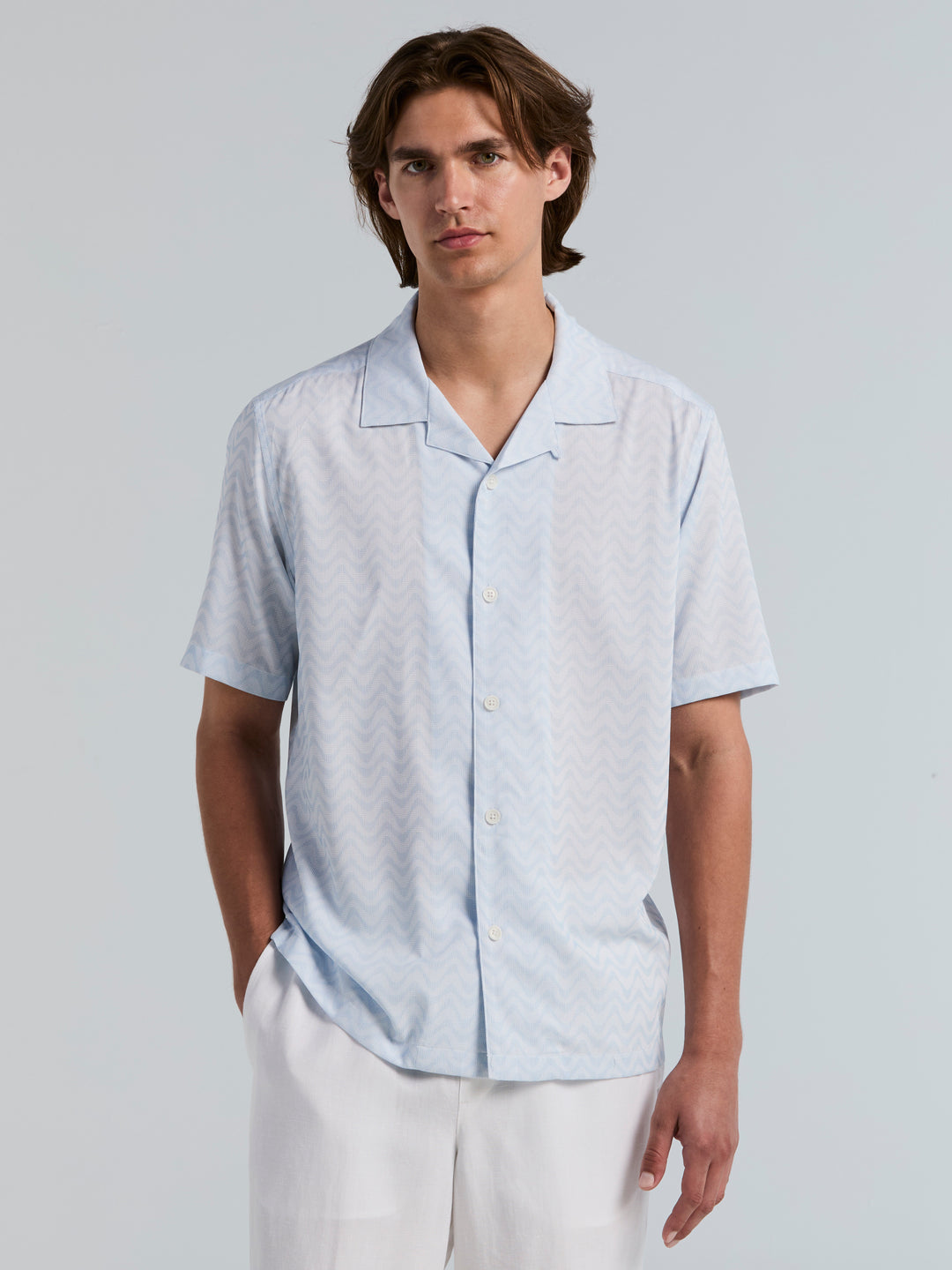 Dobby Textured Shirt (Heritage Blue) 