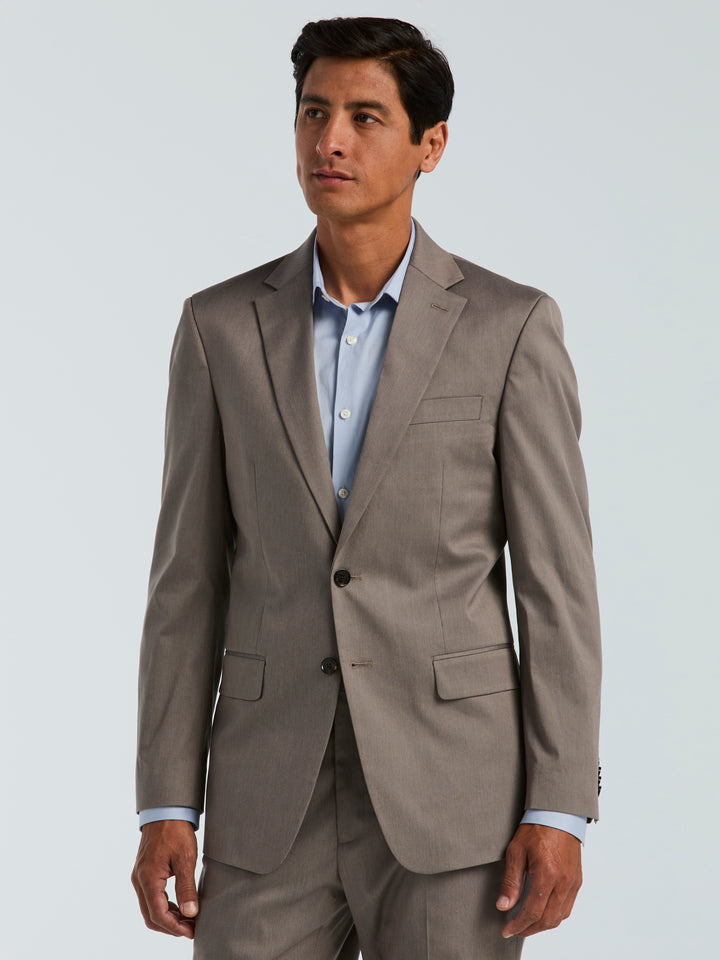 Slim Fit Textured Suit