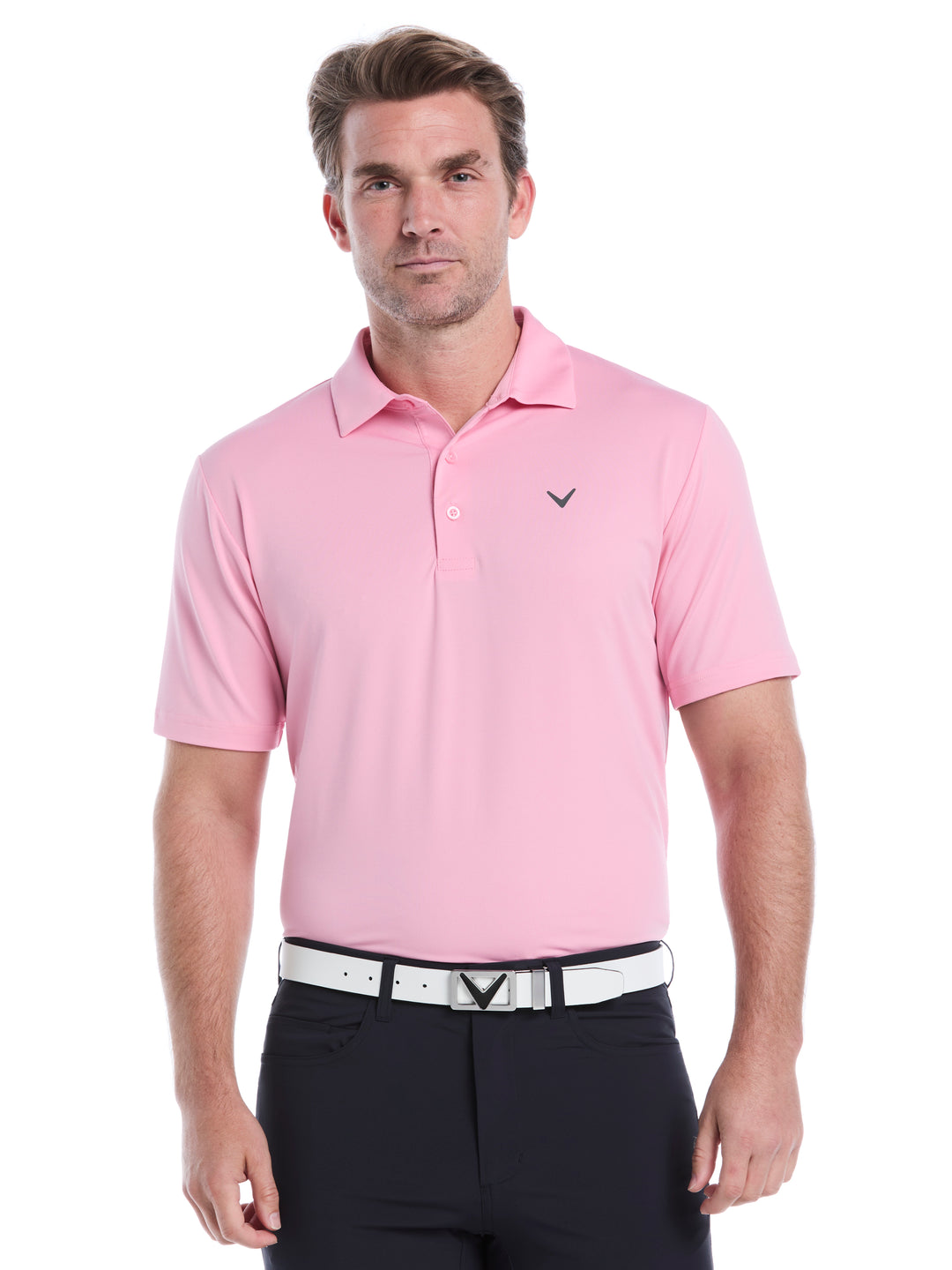 Mens Micro Hex Solid Color (Sea Pink) 