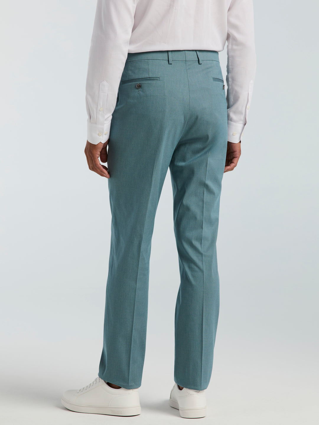 Textured Suit Pant - Slim Fit (Teal) 