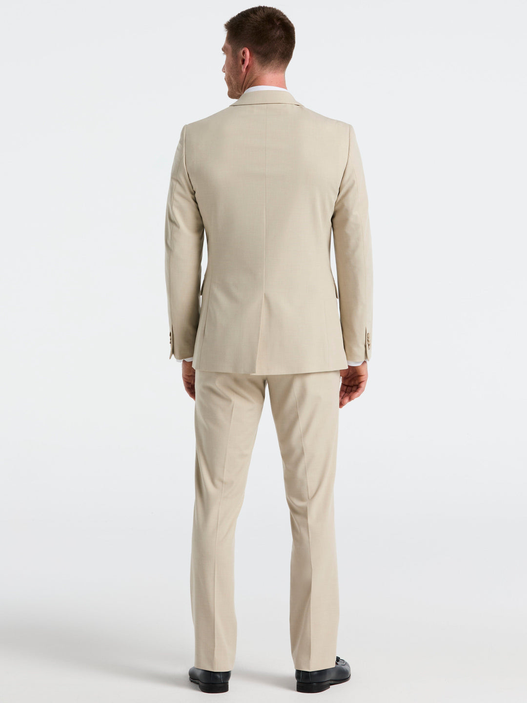 Dobby Louis Slim Fit Suit Pants (Island Fossil) 