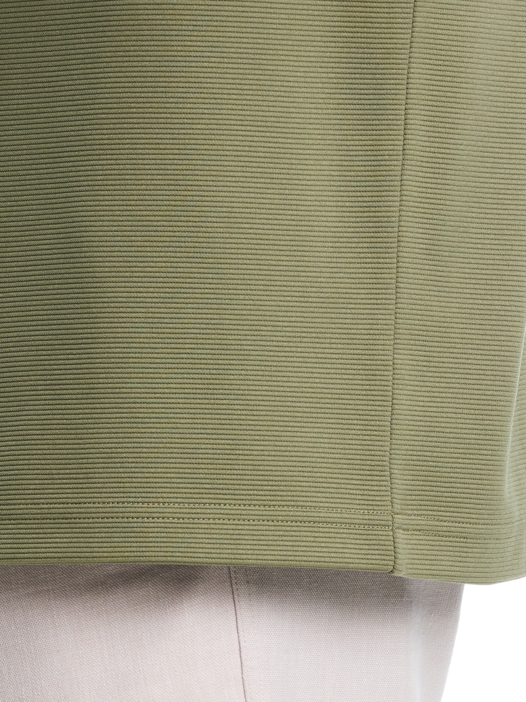 Big & Tall 1/4 Zip Long Sleeve Sweater (Olivine) 