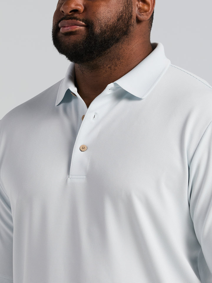 Big & Tall Ottoman Polo Shirt (Ice Melt) 