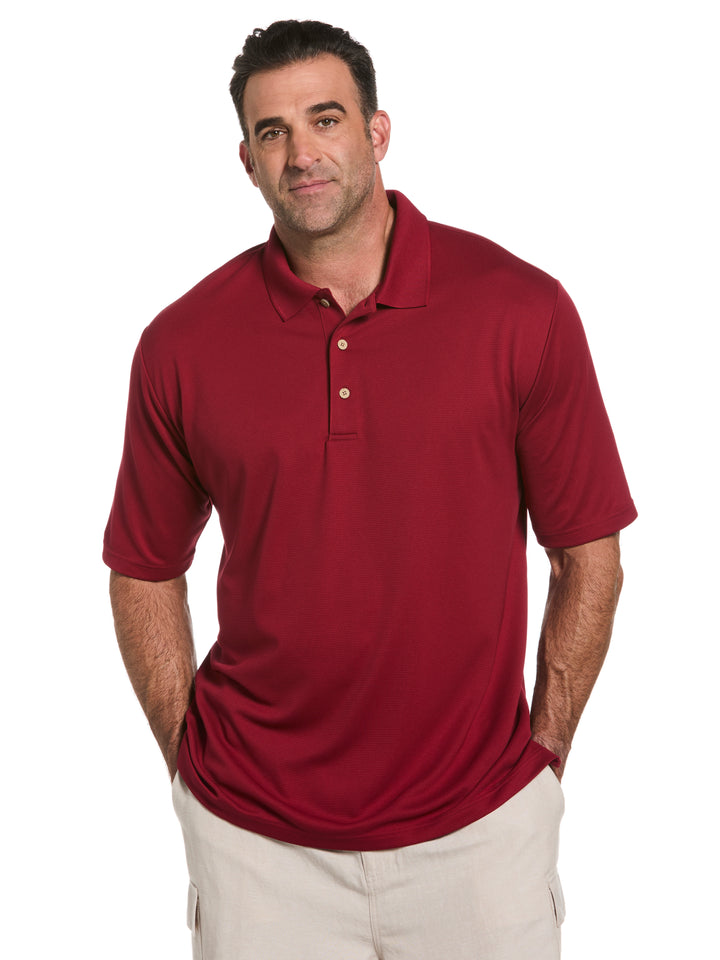 Big & Tall Ottoman Polo Shirt (Biking Red) 